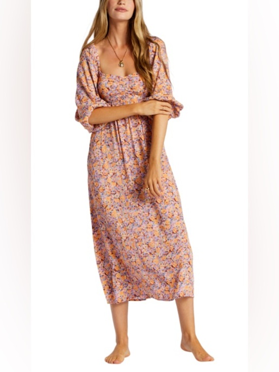 Billabong Dresses & Skirts - Billabong Women's Swept Away Printed Midi Dress. L